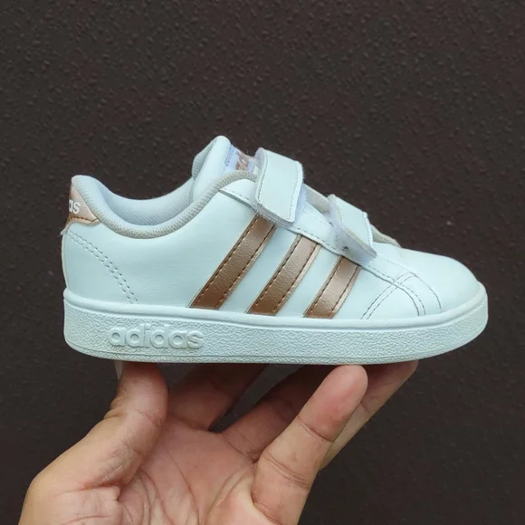 adidas gazelle silver green womens adidas Baseline K White / 6